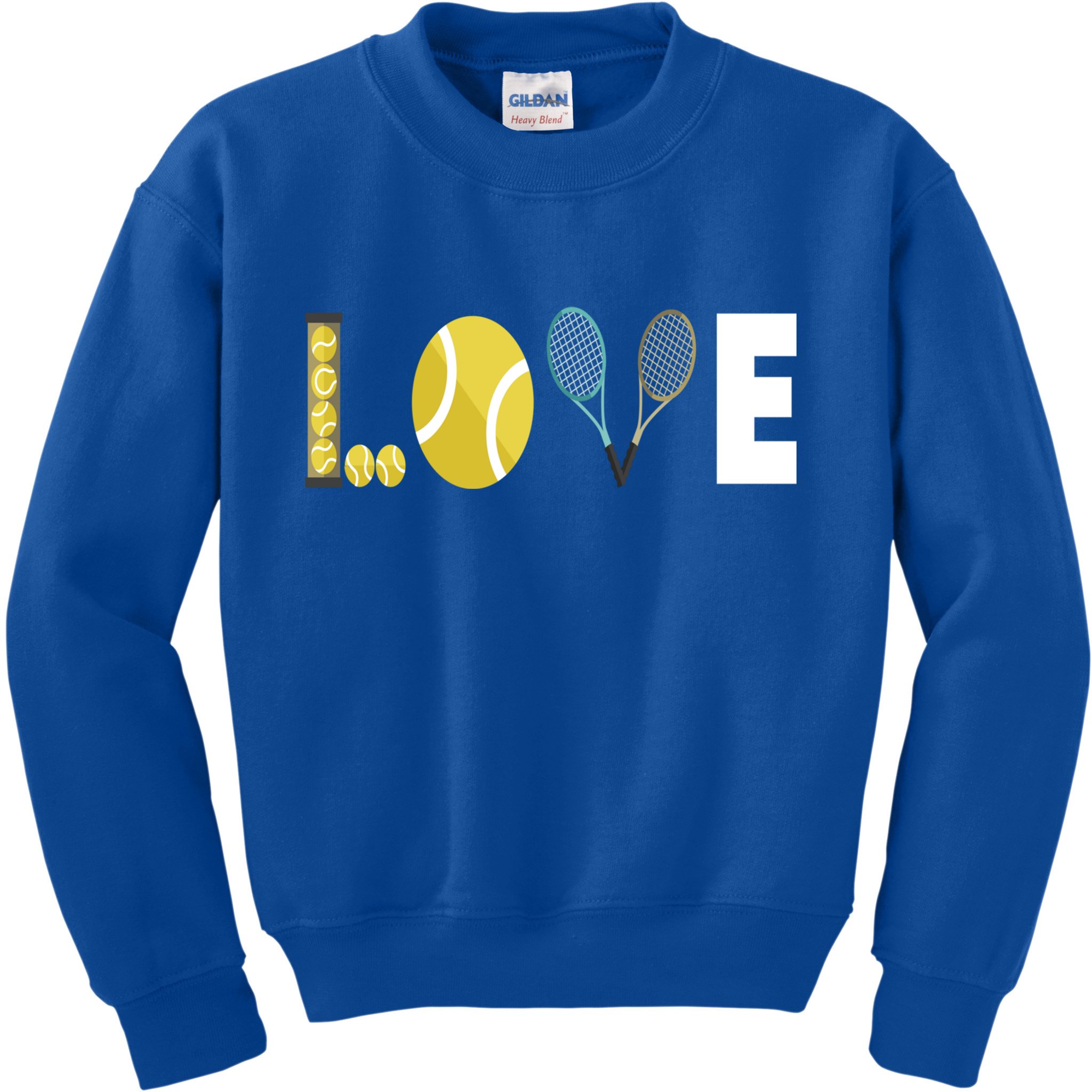 Tennis Love I Tennis Racket Tennis Ball Tennis Player Sport Gift Kids Sweatshirt