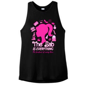 The Lab Is Everything The Forefront Of Saving Lives Ladies PosiCharge Tri-Blend Wicking Tank