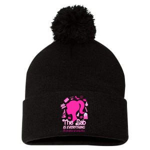 The Lab Is Everything The Forefront Of Saving Lives Pom Pom 12in Knit Beanie