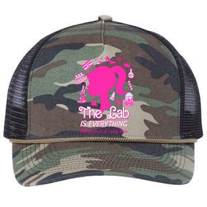 The Lab Is Everything The Forefront Of Saving Lives Retro Rope Trucker Hat Cap