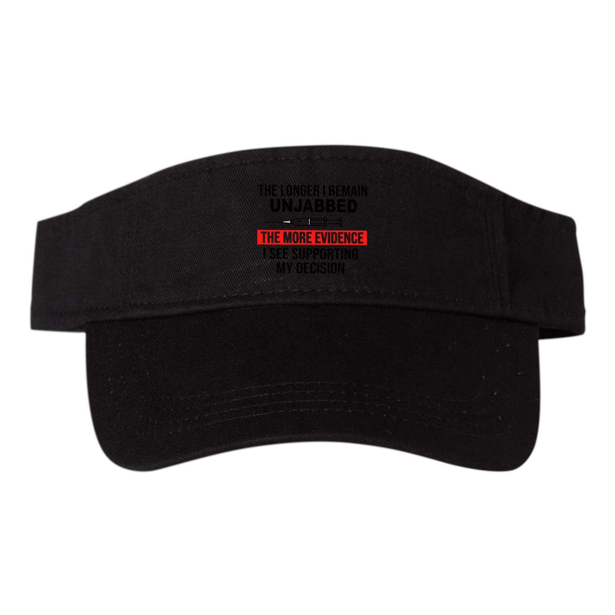 The Longer I Remain Unjabbed Visor