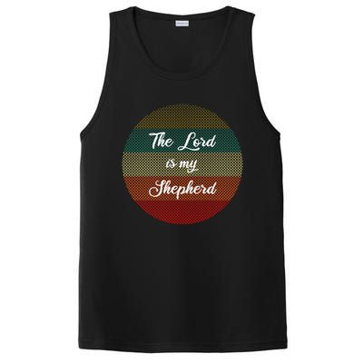 The Lord Is My Shepherd Christians Funny Gift Psalms 23 Bible Gift PosiCharge Competitor Tank