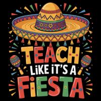 Teach Like Its A Fiesta Teachers Sombrero Cinco De Mayo Impact Tech Backpack