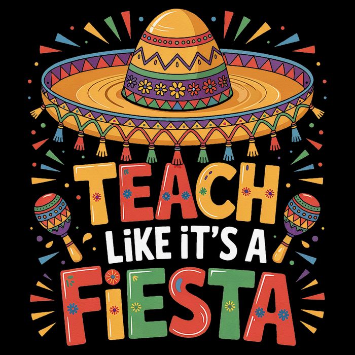 Teach Like Its A Fiesta Teachers Sombrero Cinco De Mayo Impact Tech Backpack