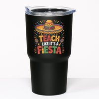 Teach Like Its A Fiesta Teachers Sombrero Cinco De Mayo Tumbler