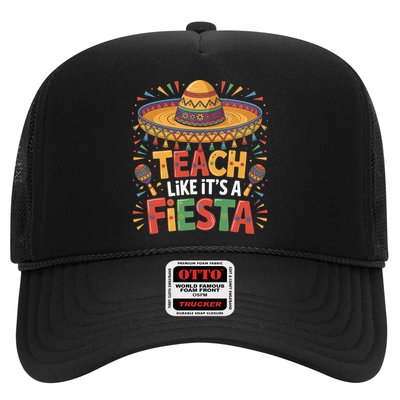 Teach Like Its A Fiesta Teachers Sombrero Cinco De Mayo Hat