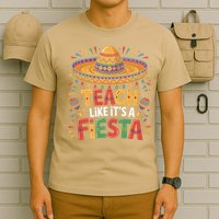 Teach Like Its A Fiesta Teachers Sombrero Cinco De Mayo T-Shirt