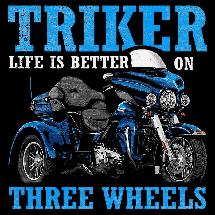 Triker Life Is Better On Three Wheels Motorcycle Trike Impact Tech Backpack