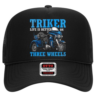 Triker Life Is Better On Three Wheels Motorcycle Trike Hat
