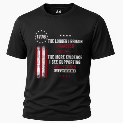 The Longer I Remain Unjabbed Funny Sarcastic Antivax Performance Shirt