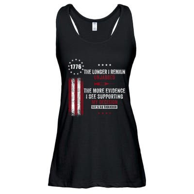 The Longer I Remain Unjabbed Funny Sarcastic Antivax Ladies Essential Flowy Tank