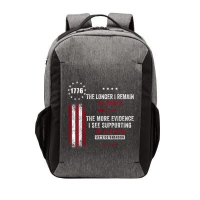 The Longer I Remain Unjabbed Funny Sarcastic Antivax Vector Backpack