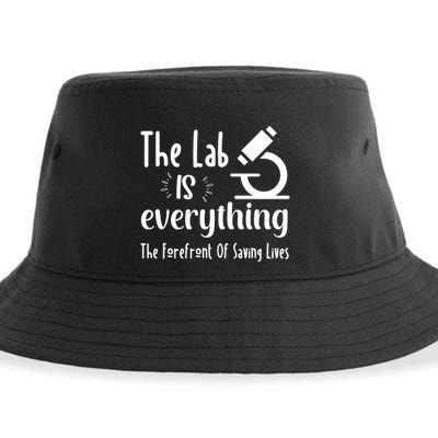The Lab Is Everything Lab Week 2024 Medical Lab Science (1) Sustainable Bucket Hat