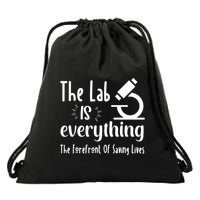 The Lab Is Everything Lab Week 2024 Medical Lab Science (1) Drawstring Bag