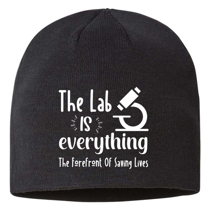 The Lab Is Everything Lab Week 2024 Medical Lab Science (1) Sustainable Beanie