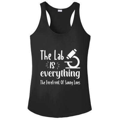 The Lab Is Everything Lab Week 2024 Medical Lab Science (1) Ladies PosiCharge Competitor Racerback Tank