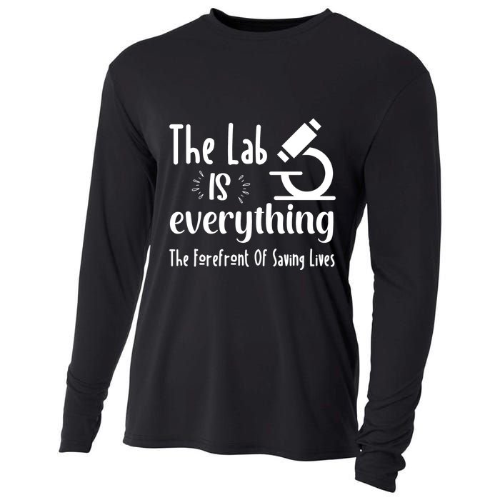 The Lab Is Everything Lab Week 2024 Medical Lab Science (1) Cooling Performance Long Sleeve Crew