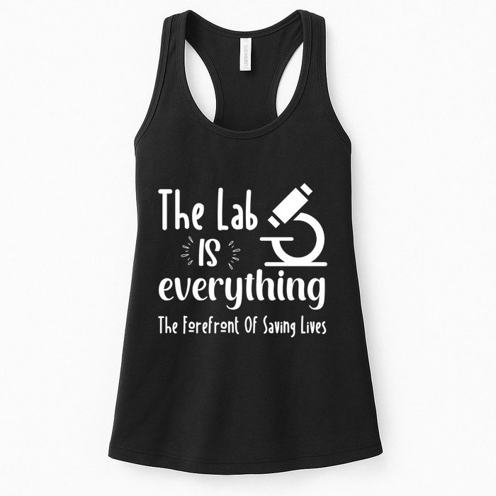 The Lab Is Everything Lab Week 2024 Medical Lab Science (1) Womens Tank Top