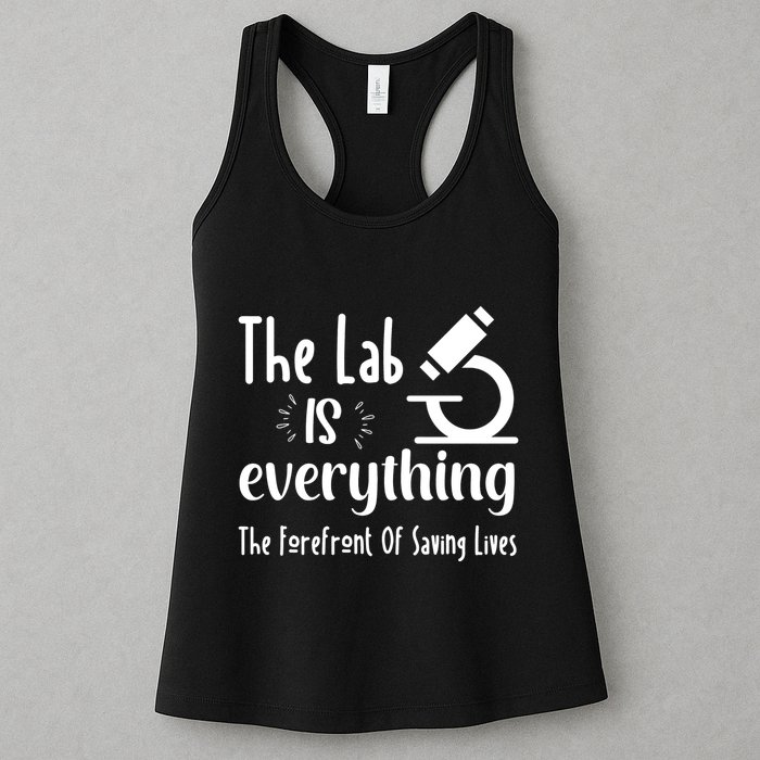 The Lab Is Everything Lab Week 2024 Medical Lab Science (1) Womens Tank Top