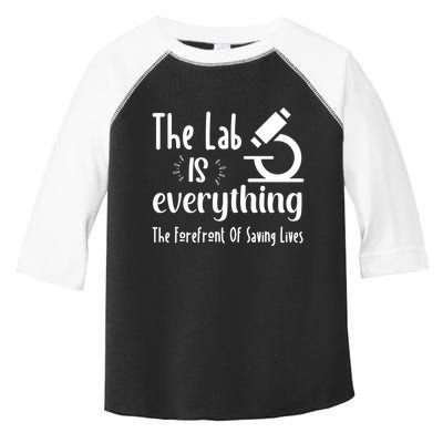 The Lab Is Everything Lab Week 2024 Medical Lab Science (1) Toddler Fine Jersey T-Shirt