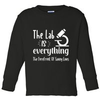 The Lab Is Everything Lab Week 2024 Medical Lab Science (1) Toddler Long Sleeve Shirt