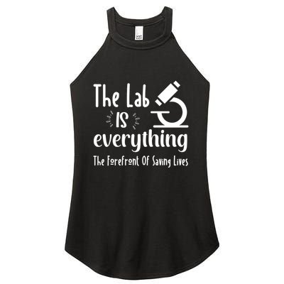 The Lab Is Everything Lab Week 2024 Medical Lab Science (1) Women's Perfect Tri Rocker Tank