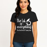 The Lab Is Everything Lab Week 2024 Medical Lab Science (1) Womens T-Shirt