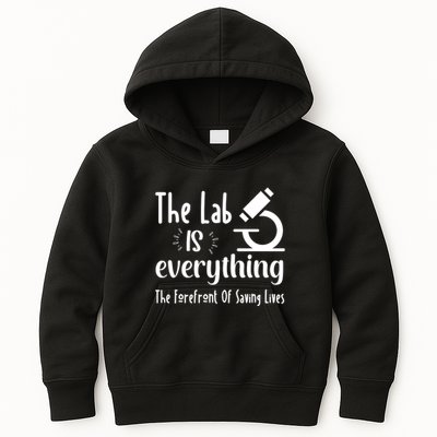 The Lab Is Everything Lab Week 2024 Medical Lab Science (1) Kids Hoodie