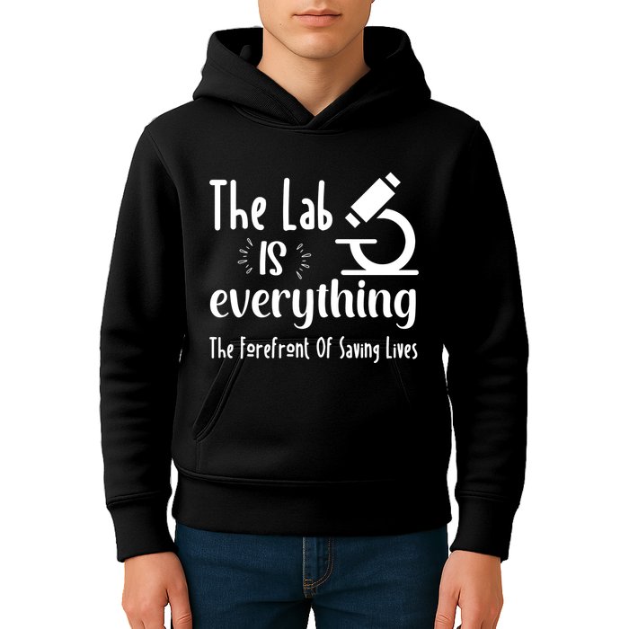 The Lab Is Everything Lab Week 2024 Medical Lab Science (1) Kids Hoodie