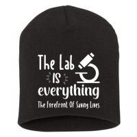 The Lab Is Everything Lab Week 2024 Medical Lab Science (1) Short Acrylic Beanie