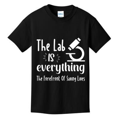 The Lab Is Everything Lab Week 2024 Medical Lab Science (1) Kids T-Shirt