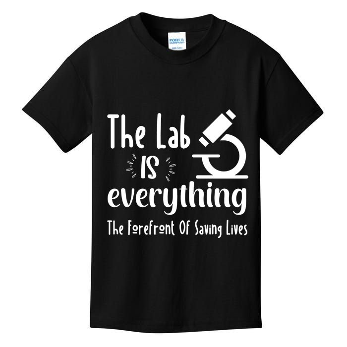 The Lab Is Everything Lab Week 2024 Medical Lab Science (1) Kids T-Shirt