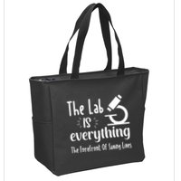 The Lab Is Everything Lab Week 2024 Medical Lab Science (1) Zip Tote Bag
