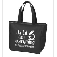 The Lab Is Everything Lab Week 2024 Medical Lab Science (1) Zip Tote Bag