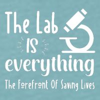 The Lab Is Everything Lab Week 2024 Medical Lab Science (1) Sueded Cloud Jersey T-Shirt