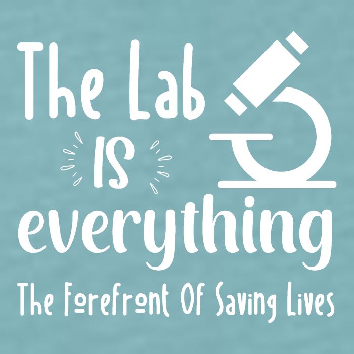 The Lab Is Everything Lab Week 2024 Medical Lab Science (1) Sueded Cloud Jersey T-Shirt