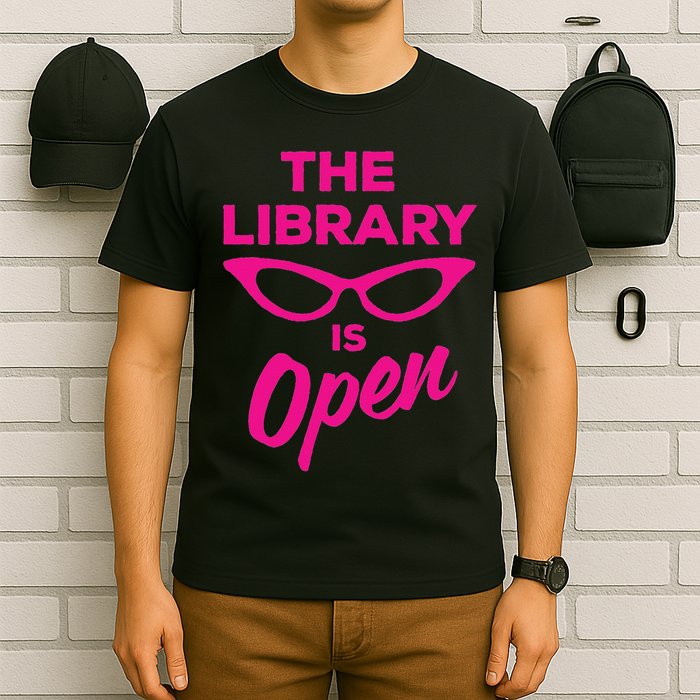 The Library Is Open Drag Queen T-Shirt