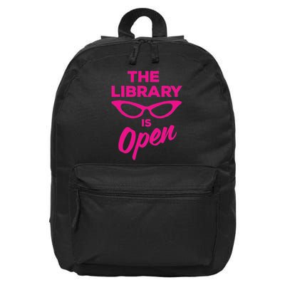 The Library Is Open Drag Queen 16 in Basic Backpack