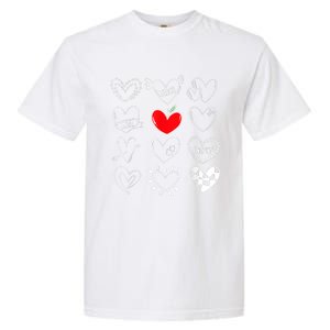 Teach Love Inspire Hearts Valentines Day Shirts For Teachers Garment-Dyed Heavyweight T-Shirt