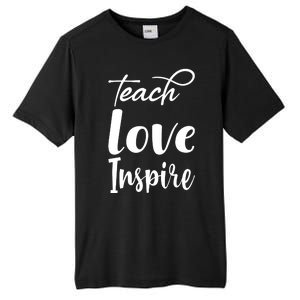 Teach Love Inspire Tall Fusion ChromaSoft Performance T-Shirt