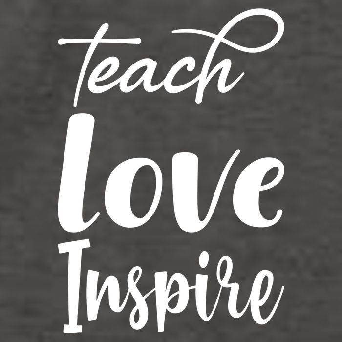 Teach Love Inspire Vector Backpack