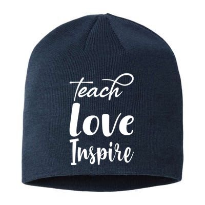 Teach Love Inspire Sustainable Beanie