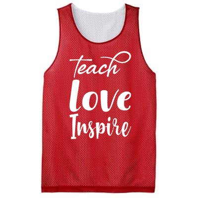 Teach Love Inspire Mesh Reversible Basketball Jersey Tank