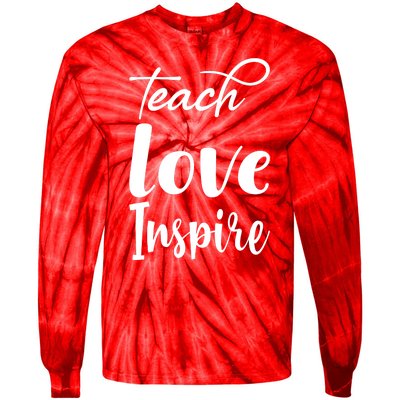 Teach Love Inspire Tie-Dye Long Sleeve Shirt