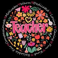 Teach Love Inspire Wildflower Teacher Funny Back To School Impact Tech Backpack