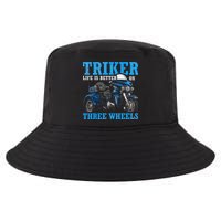 Triker Life Is Better On Three Wheels Motorcycle Trike Cool Comfort Performance Bucket Hat