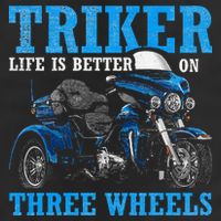 Triker Life Is Better On Three Wheels Motorcycle Trike Cool Comfort Performance Bucket Hat
