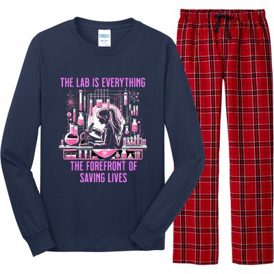 The Lab Is Everything The Forefront Of Saving Lives Lab Week Long Sleeve Pajama Set