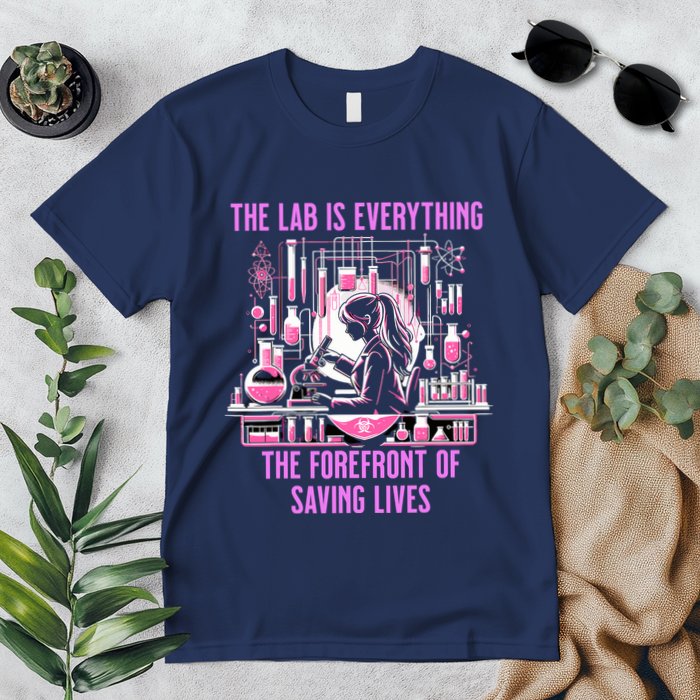The Lab Is Everything The Forefront Of Saving Lives Lab Week Premium T-Shirt