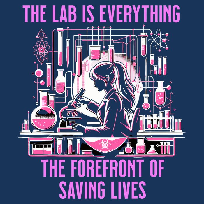 The Lab Is Everything The Forefront Of Saving Lives Lab Week Baby Bodysuit